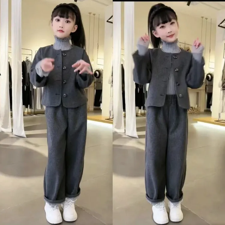 巴拉巴拉男孩女孩女童套装春季2025新款洋气儿童时髦春装休闲两件
