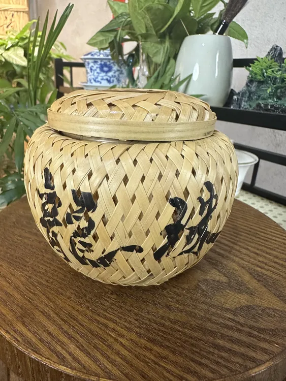 【荷香龙珠】安化黑茶2017年 拼配荷叶 荒野高山茶