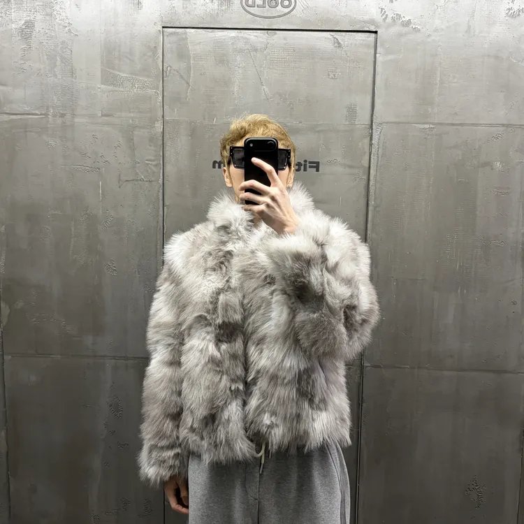 清冷系渐变保暖显瘦皮草