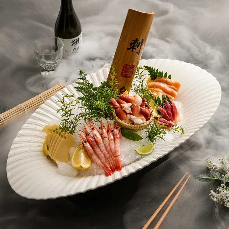 餐具2025新款特别好看的精致高颜值日式高级感陶瓷餐盘盘子刺身盘