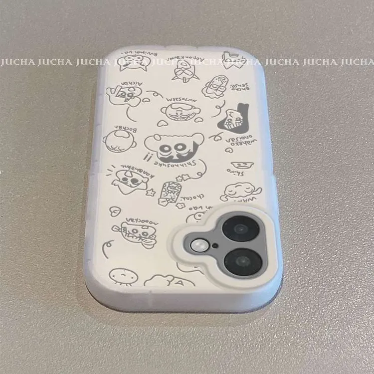 适用灰线条小星苹果17pro手机壳硅胶全包iphoneair情侣款17小众散