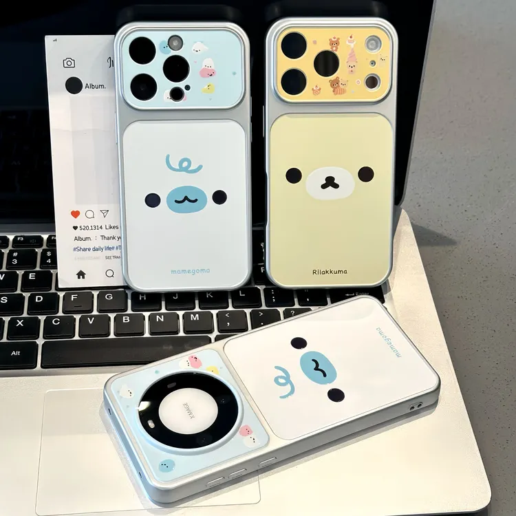 轻松熊表情适用苹果17/16pro手机壳适用华为vivooppo小米手机套
