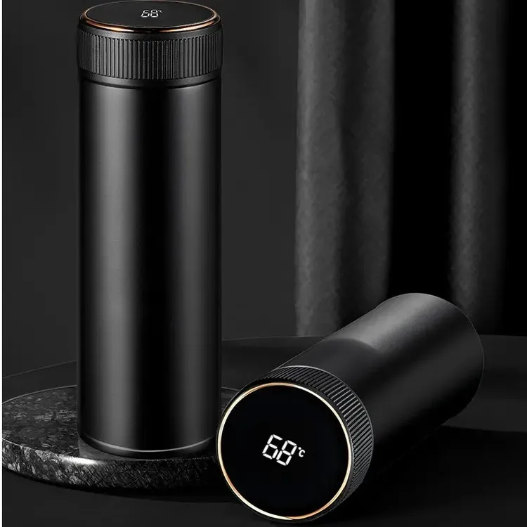 跃保温杯智能温显不锈钢保温杯高档网红茶水分离杯316保温杯jft