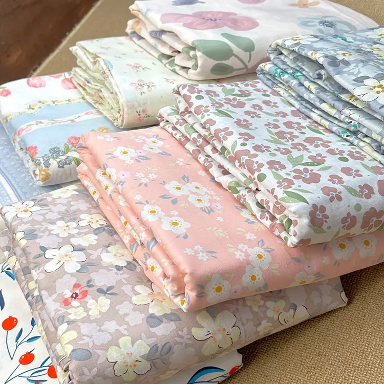 小竺棉针织棉云纱棉泡泡棉云锦棉被套直播间链接听清主播介绍下单