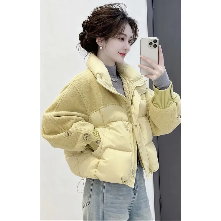 韩系立领棉衣棉服女士2025新款加厚保暖小个子深冬独特超好看外套