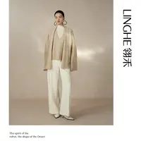 【可可专属】翎禾LINGHE-羊绒长袖针织开衫V领针织马甲两
