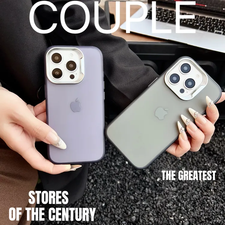 准新品  高端商务肤感磨砂适用苹果全系列手机壳大孔防摔设计