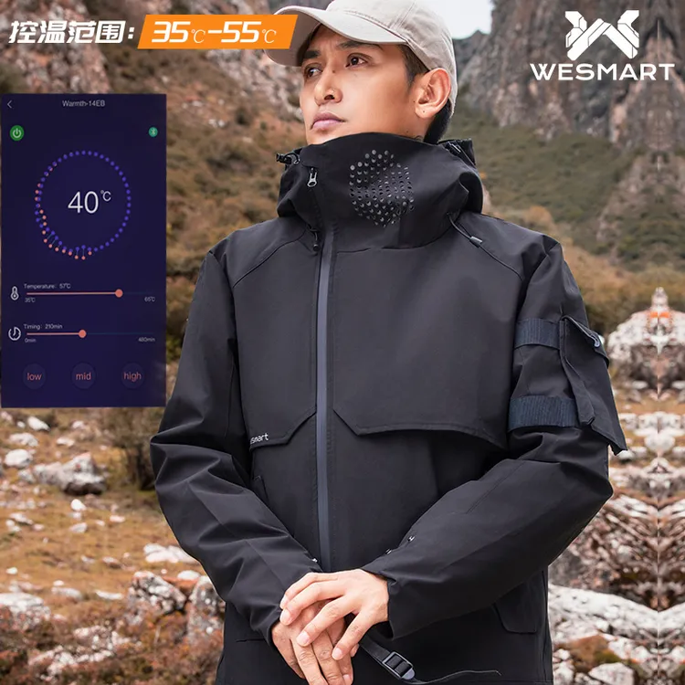 【Wesmart】M71天擎加热控温科技机甲防风防雨冲锋衣外套秋冬季保暖
