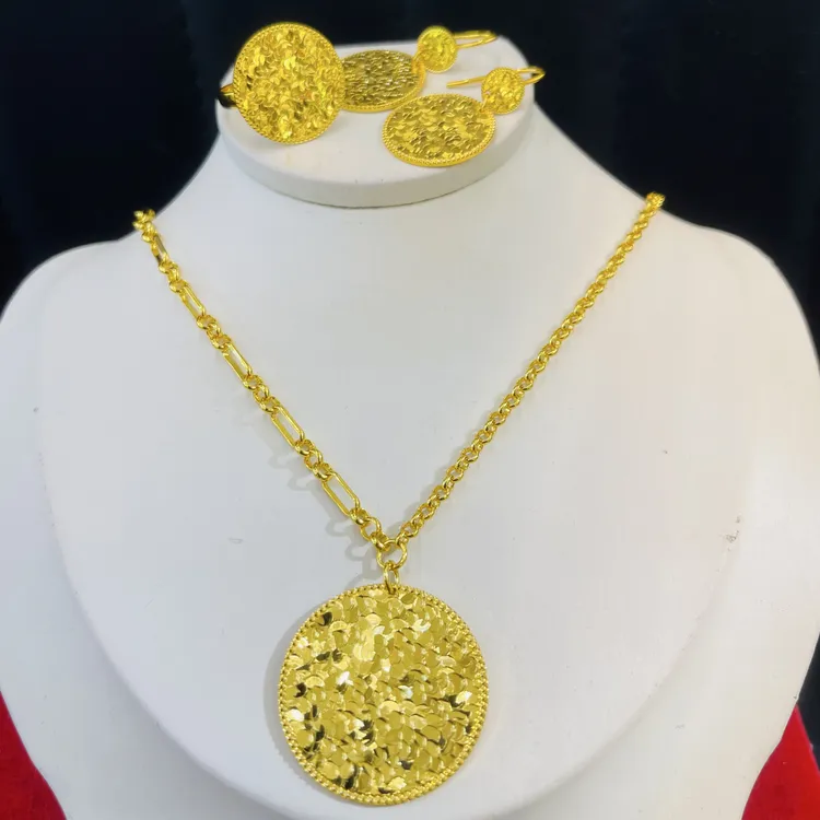 铜合金项链 597新款时尚铜合金项链套装