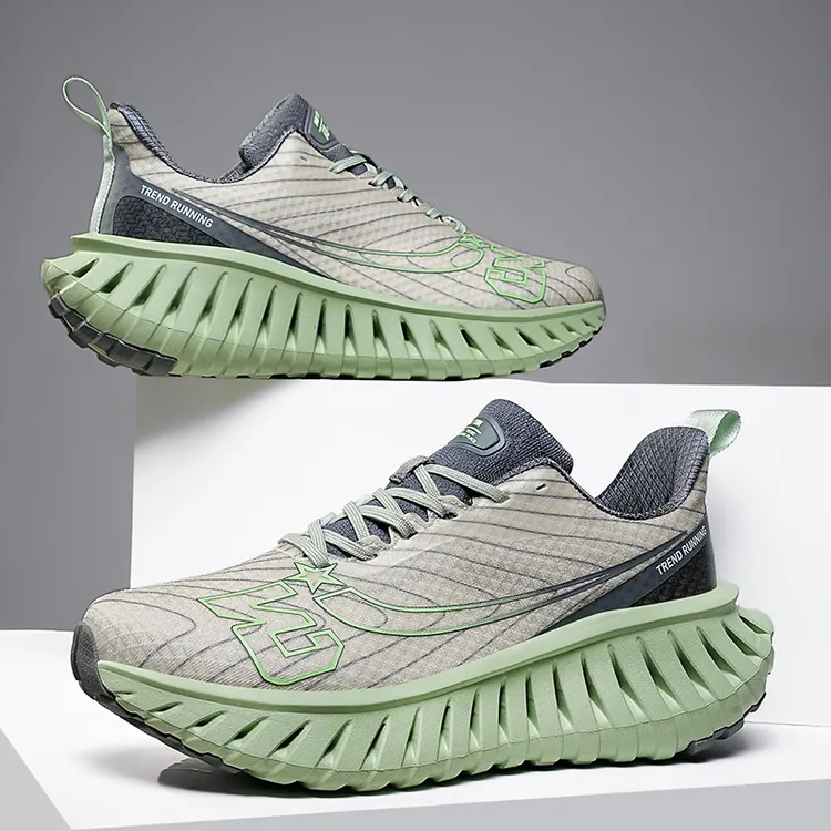 艾弗森低帮缓震透气跑步鞋夏网面超轻软底软面跑鞋健步休闲运动鞋