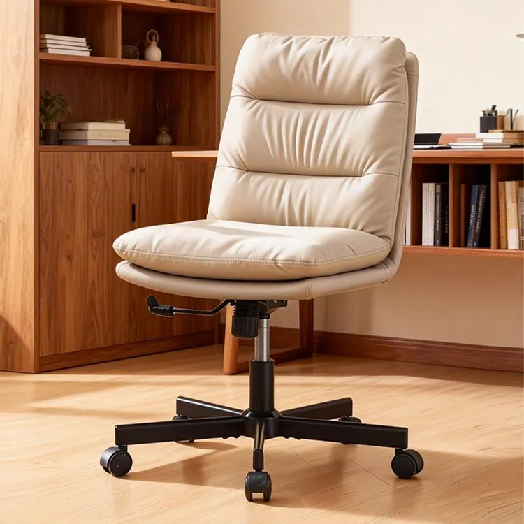 真皮办公座椅转椅书房椅子家用久坐舒服人体工学电脑椅卧室书桌椅