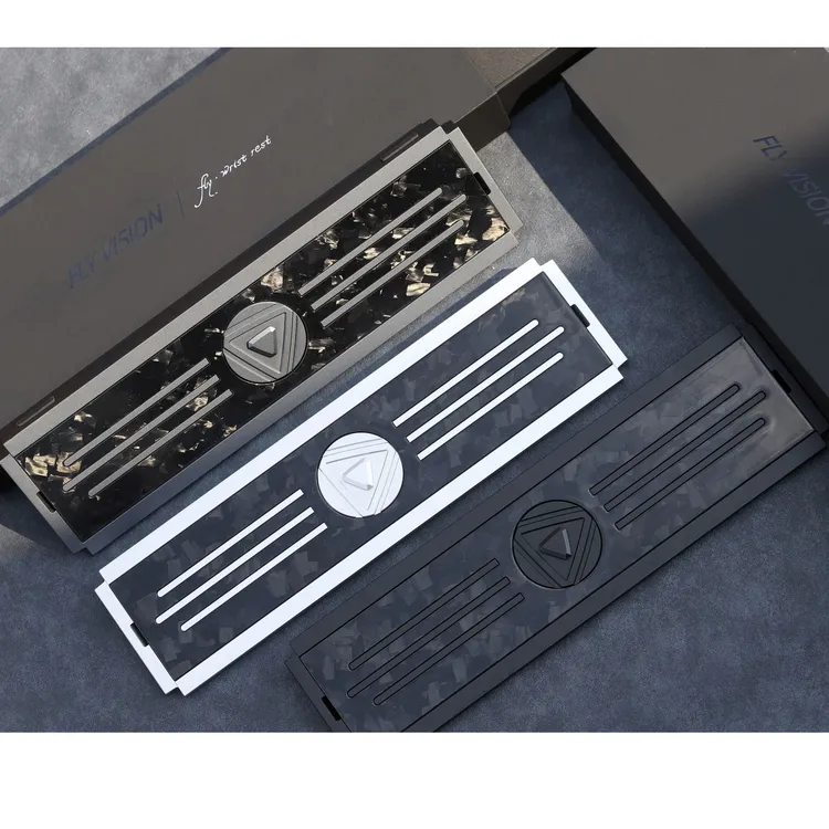 键盘手托 FLY wrist rest铝合金锻碳键盘手托 适配60%/65%75%配列