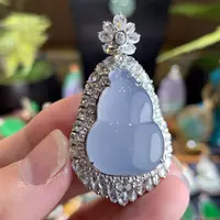 【闪购商品】翡翠颈饰18K金镶嵌葫芦