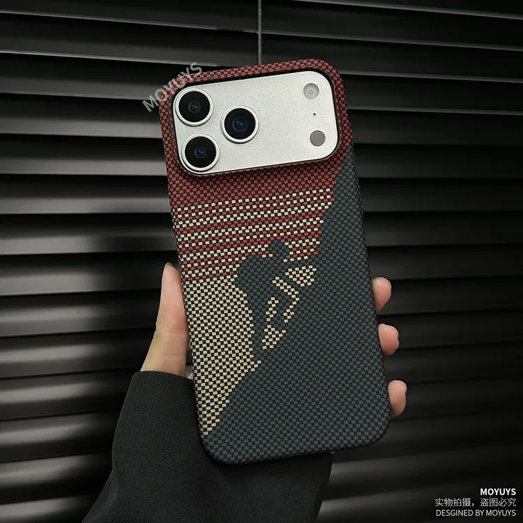 适用iPhone苹果17promax手机壳17散热17pro碳纤纹16防摔15/14硬壳