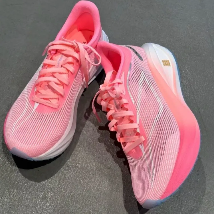 李宁联名鹿巴鹿飞电5c全掌碳板跑鞋轻量高回弹竞速比赛儿童运动鞋