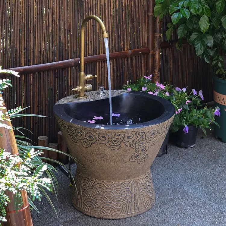 庭院款拖把池室外阳台水槽洗手台盆院子花园洗手池圆形洗墩布池子