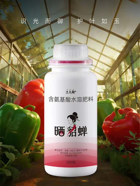 晒貂蝉叶面肥防日灼防晒剂防晒霜降温剂特效辣椒瓜果白皮果树农用