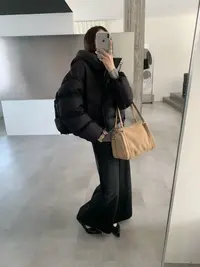 千金风保暖中长款短款连帽时尚经典冬季女装