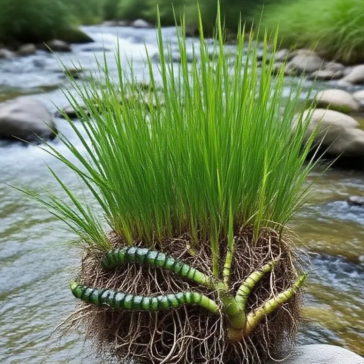 江西赣南深山石菖蒲根现挖中草材水昌蒲苗须龙根盆栽景观