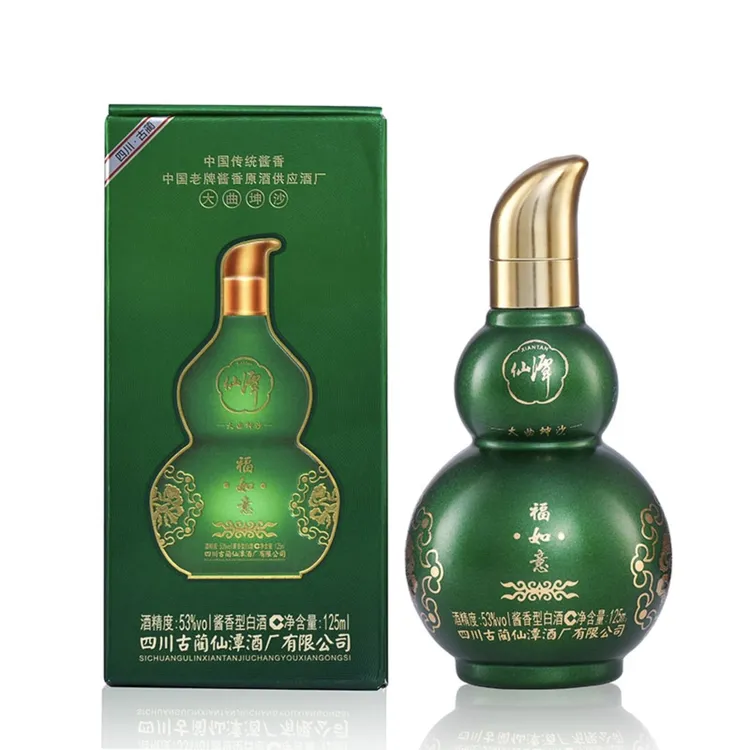 辉老板专属潭酒仙潭福如意酱香型白酒53度125ml 收藏摆柜自饮聚会佳选