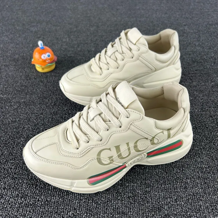 95新 GUCCI/古驰 腰带老爹鞋 35.5码 经典腰带设计HB3337公价9.5k
