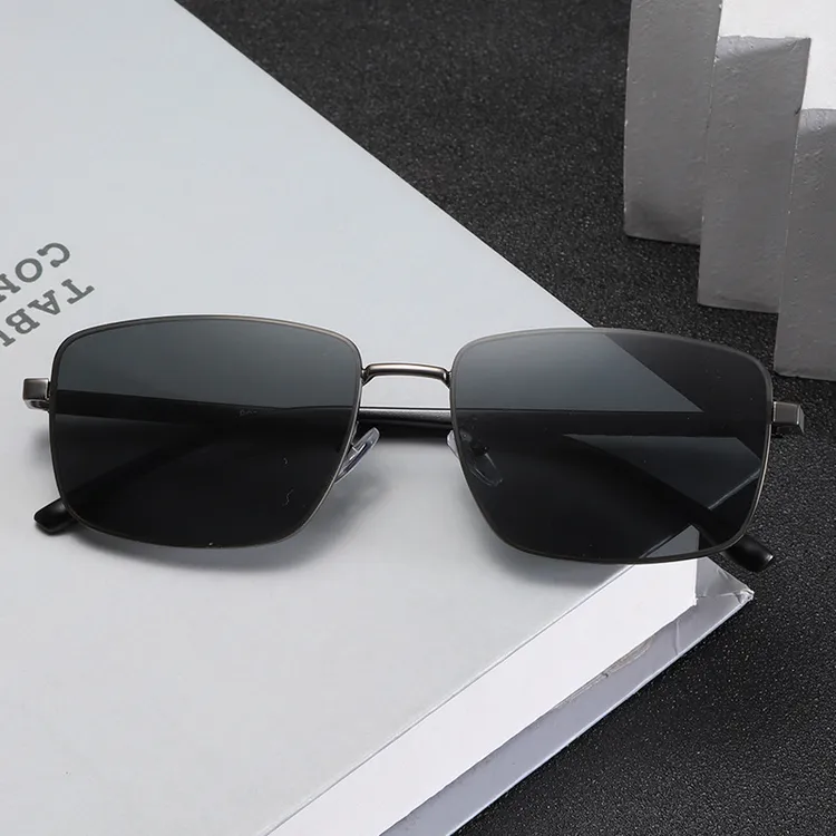 墨镜男士开车钓鱼金属尼龙偏光防紫外线男大脸遮阳太阳眼镜89027