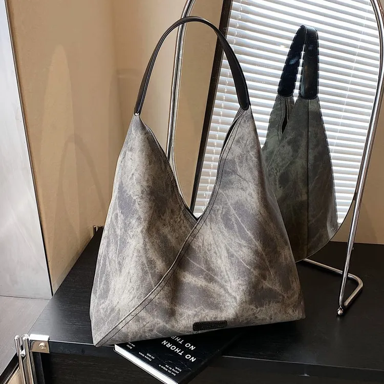 小众美拉德单肩子母袋2025新款气质通勤慵懒风腋下包设计感大包女