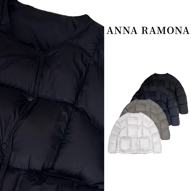 【anna ramona】羽绒服女短款95白鸭绒外套