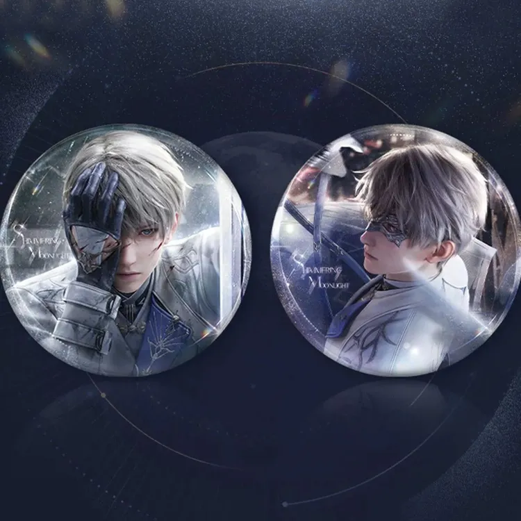 【恋与深空】SHENGXI沈星 回光猎系列学生礼物彩虹镭射吧唧徽章