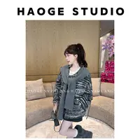 浩哥严选●小香羽绒服外套预HGQ5WT4159A（不含胸针）