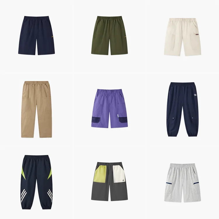 J07【先选尺码，再选颜色】MQD童装夏季新款休闲裤针织裤