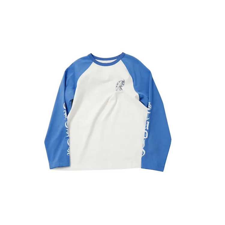 【拼色梵文印花长袖T】CXEL5A210