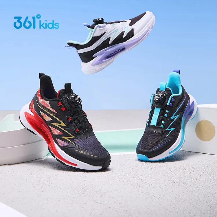 【风透7.0】361°kids儿童2026新年春季跑鞋训练防扭伤抑菌科技跑步