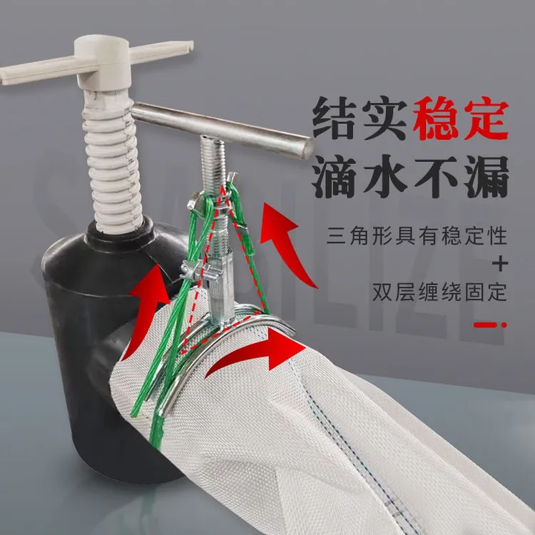 新型结实浇地神器口水泵水带夹子农用农田水管卡子