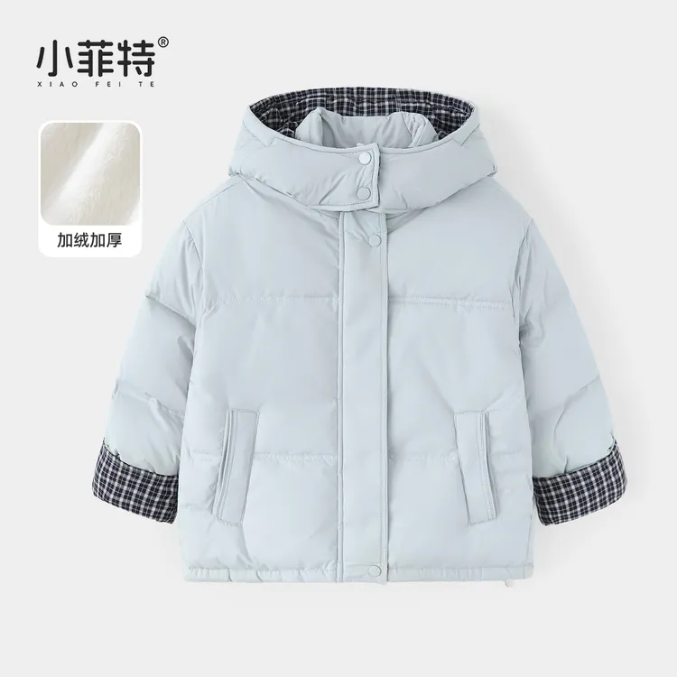 小菲特2025冬季新款女童装中大童儿童时尚加厚保暖棉衣BGYD57821