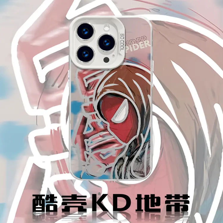 红帽蜘蛛侠-时尚创意爆款适用苹果华为OPPO小米VIVO防摔手机壳HH