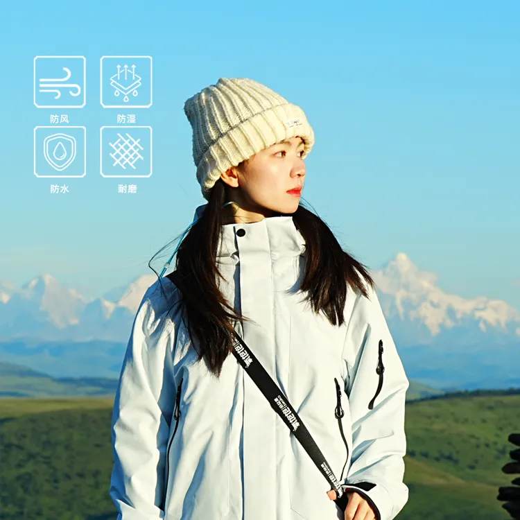冲锋衣三合一外套户外可拆两件套防风防水加绒登山服装情侣上衣