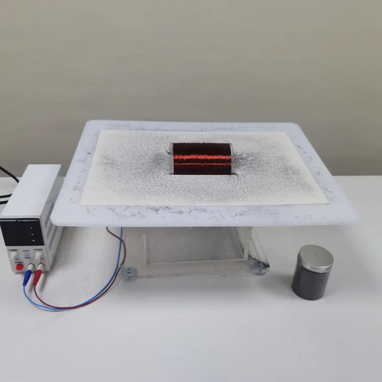 通电螺丝管磁感线演示