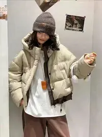  G97羽绒服卡其色（S衣长54左右）