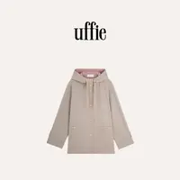 UFFIE于绘 双色连帽风衣