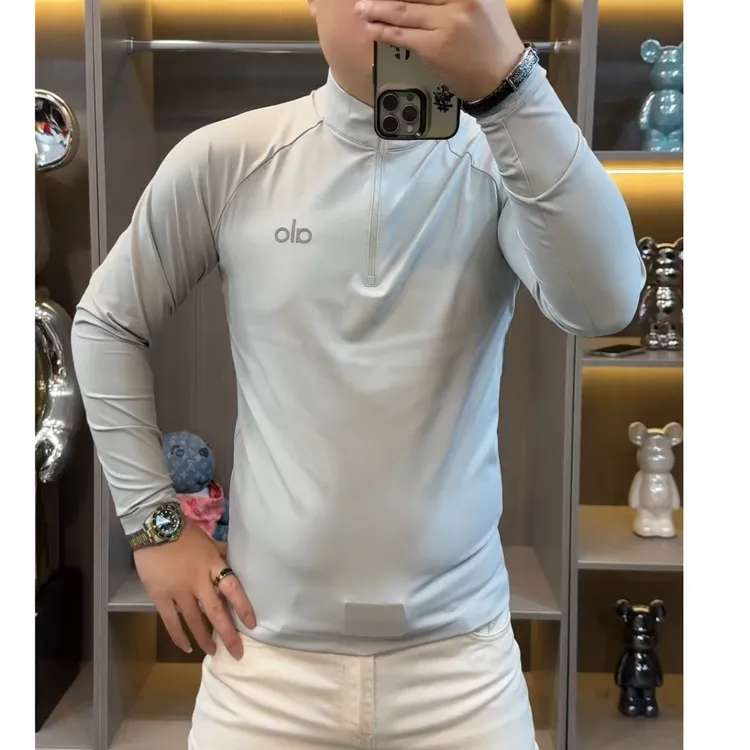 男士早秋潮流时尚长袖T恤打底衫高品质百搭8003