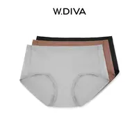 W.Diva【滋养】零感舒适中腰包臀蚕丝内裤透气亲肤短裤女50U232991