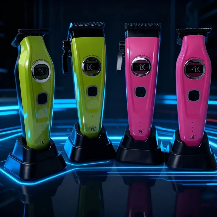 Dk新款全新外转子马达电推剪大动力静音理发器雕刻推发廊用爆款