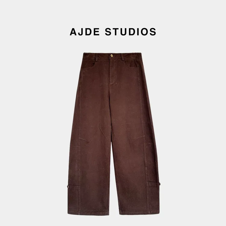 AJDE｜巧克力加绒牛仔裤09