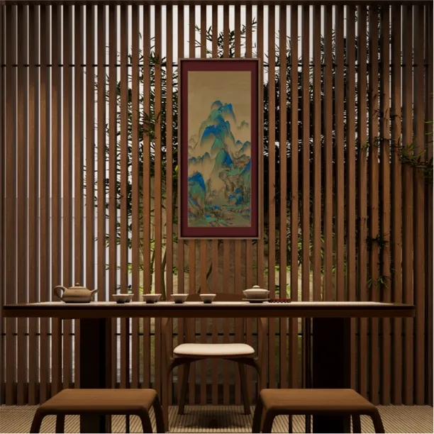 定制30天千里江山图新中式新居乔迁之喜会所送礼佳品