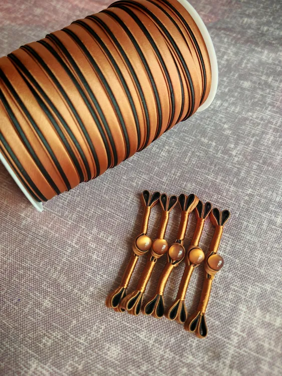 【双色包边条 0.85cm】旗袍 马甲滚边