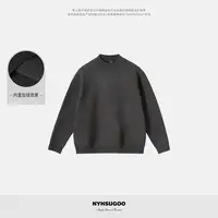 NYHSUGOO/南乙冬季2根纱“空气层”织法加厚圆领毛衣3725叠穿打底