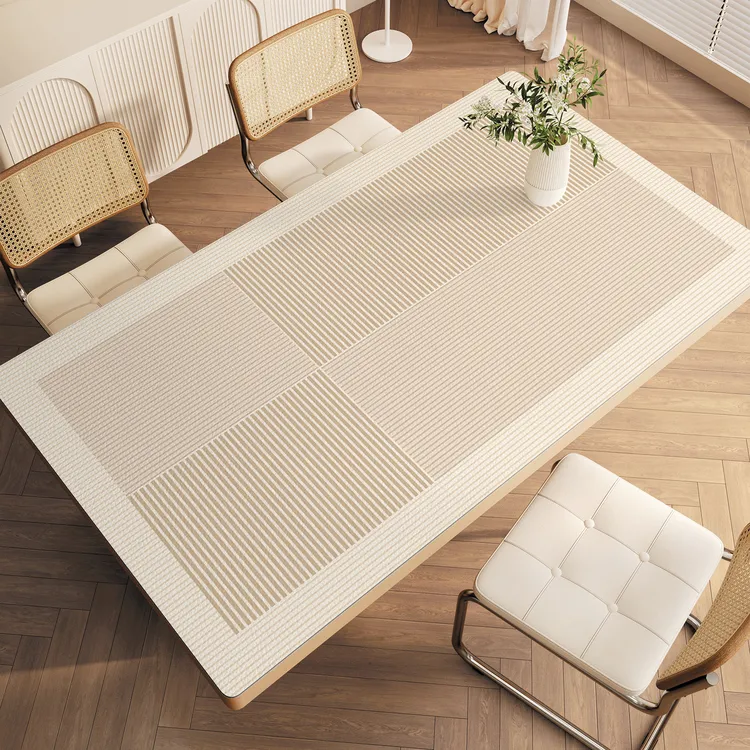 侘寂风餐桌垫防水防油防烫免洗皮革桌布轻奢高级感茶几桌面保护垫