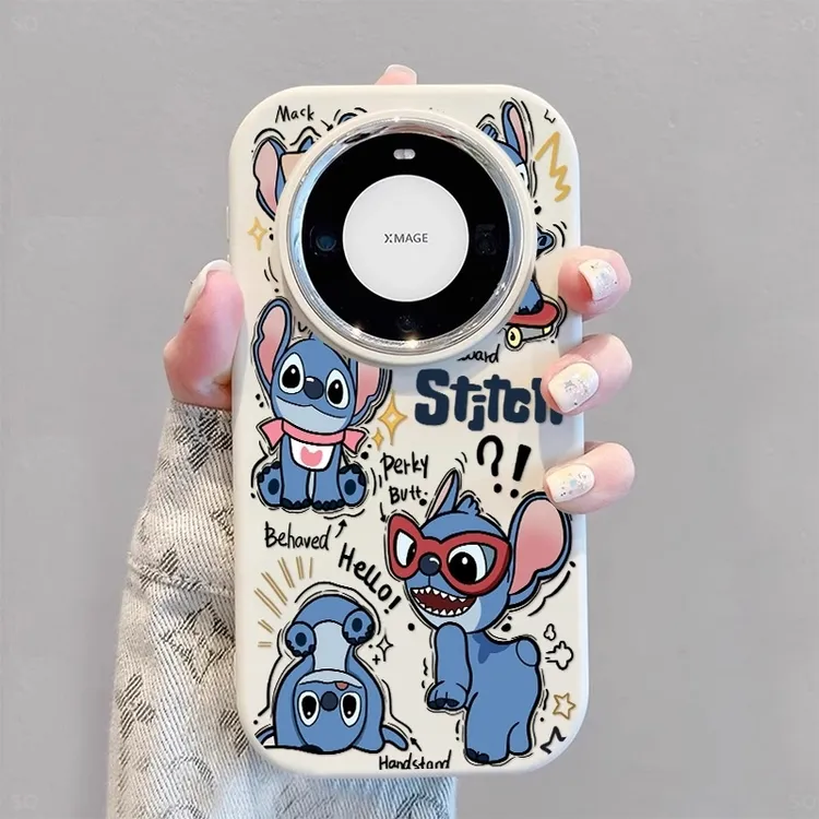 眼鏡史迪仔适用华为mate60Pro手机壳mate50/740少女P70防摔保护套