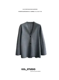 KXL-STUDIO【鼎奢臻品】極简高奢_新澳极细“绵羊毛”针织开衫20592